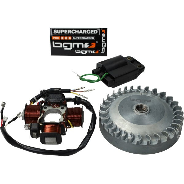 Ontsteking+vliegwiel BGM PRO Electrisch Set 1315 Gr.pro 12v Ciao, Citta, Si BGM666CI2T