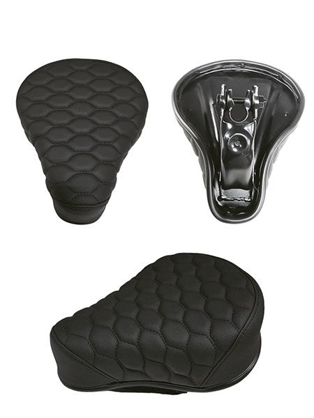 Zadel (Made In EU) Laag RS6 Zwart/zwart Puch Maxi, Puch