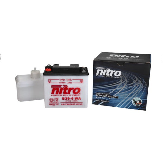 Accu Nitro 6N7-1B / B39-6 6V – Puch Monza / Bravo / MS50