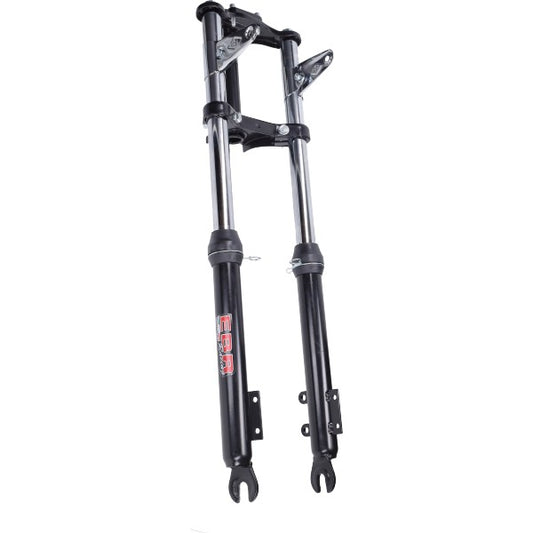 Voorvork EBR Lang Breed Compleet (voor Schijfrem) Zwart Puch Maxi
