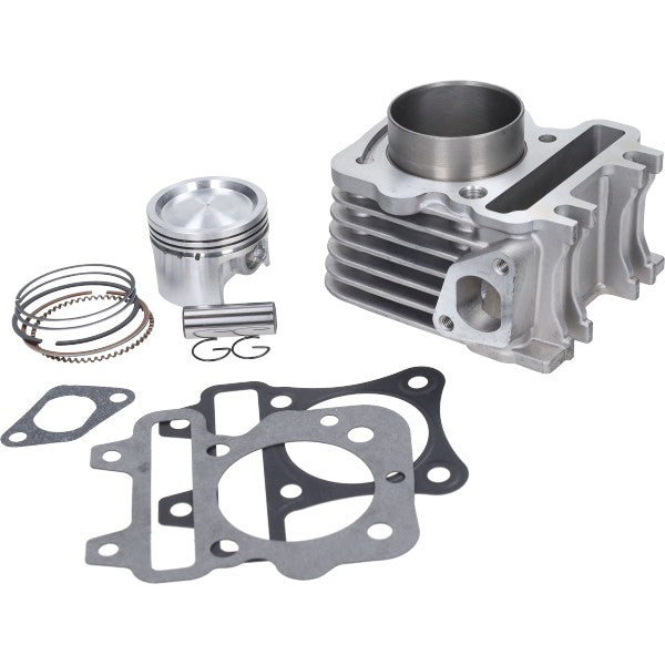 Cilinder POWER1 + Zuiger Aluminium EURO2/3/4/5 80cc 49mm Sco Piaggio 4T