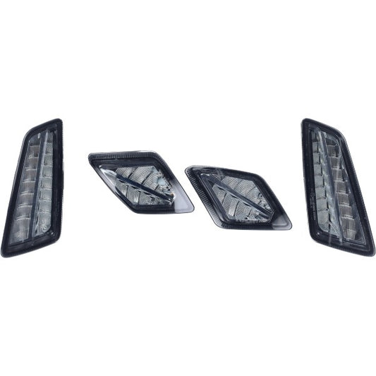 Knipperlichtset Moto-Nostra LED EURO-4/5 Dynamisch 2023> Voor/achter Smoke 4PCS Gts 125cc, Gts 300, Gts 310 MN633KTB