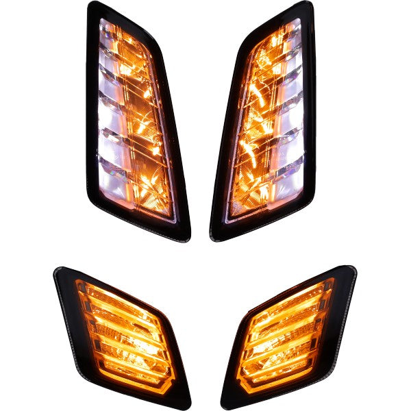 Knipperlichtset POWER1 voor + Achter E-keur LED >2023 Keyless Smoke Gtv, Gts Alle Mod.