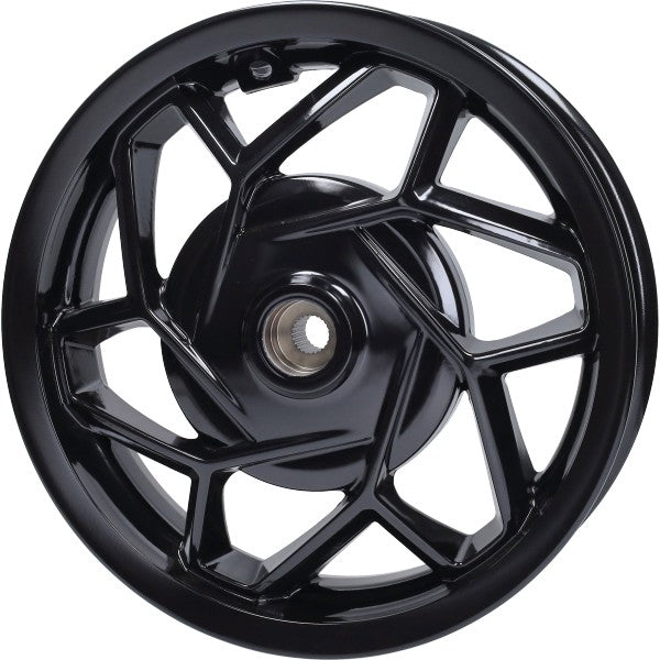 Achterwiel Piaggio Origineel EURO-5 12 Inch Vespa Zwart Glans Primavera, Sprint 1C007057R0090