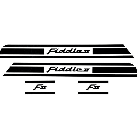 Stickerset SYM Origineel Achter Zwart Fiddle 2 STICKERSET-F2-BLACK