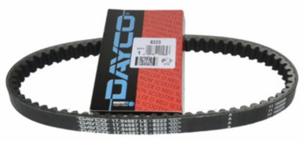 V-snaar Dayco/pirelli 10 Inch 687X17.9 10inch China Retro/torino, Filly, Sco China 4T, Sco GY6, V-clic 8223