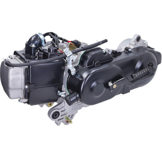 Motorblok Compleet 10 Inch Korte As (1X Schok) China Retro/torino, Sco China 4T, Sco GY6, V-clic
