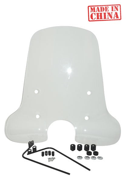 Windscherm DMP met bevestigingsset hoog helder agm Retro, BTC Grande Retro Old, china retro/torino, grande retro