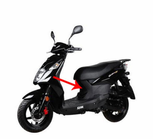 bodyscherm Sym origineel zwart orbit, orbit 2, xpro 80151-aaa-000