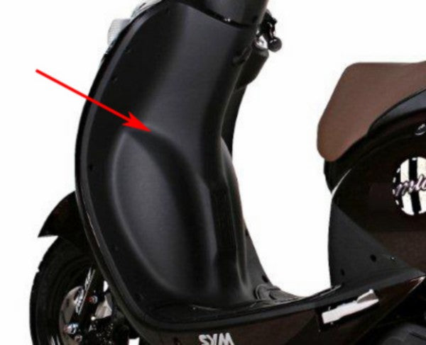 Beenschild SYM Origineel Zwart Mio 81131-A7A-000-KA