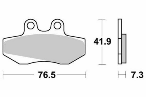 Remblokset Sbs voor Gpr, Mrx, Rx, Smx, XR6 148HF