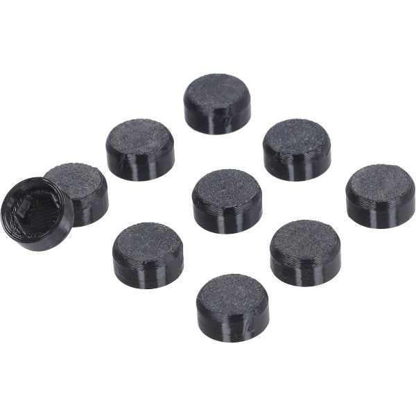 Afdekdop Moto-Nostra Set Transmissiedeksel M6 Zwart 10PCS Piaggio, Vespa MN1077X