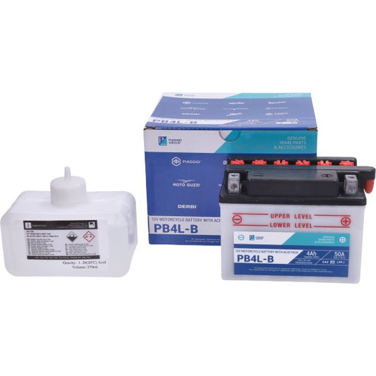Accu Piaggio 2t Origineel pb4l-b 12V 4AH Piaggio 2t 1l004079