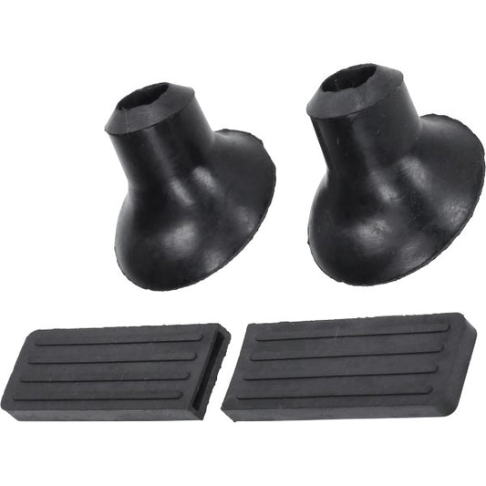 Rubberset Bagagedrager Smallframe/largeframe 4PCS Gts, Gtv, Lambretta