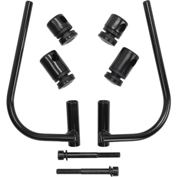 Bevestigingset Piaggio Zip Regia windscherm laag model zwart