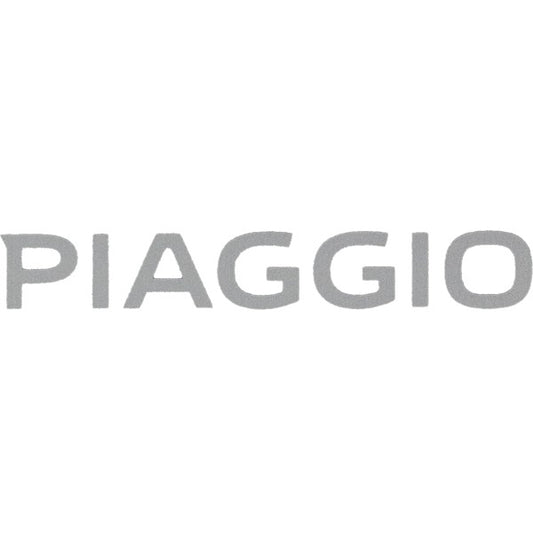 Sticker Piaggio Origineel Woord [Piaggio] Achterscherm Grijs Zip 4T 2H003414000A2
