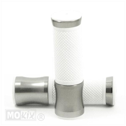 Handvatten CNC – Zilver/Wit – Universeel (22/24 mm) – 89681