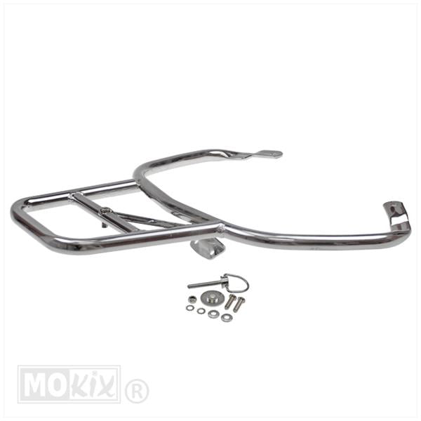 Achterdrager voor Topkoffer Vespa Primavera/Sprint Chroom (Supertec)