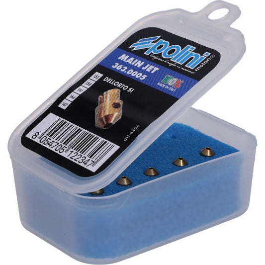 Sproeierset Polini Dellorto SI 155-167 4mm 5PCS 363.0005