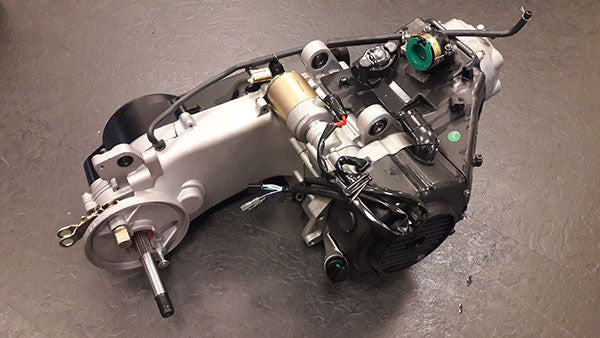 GY6 motorblok compleet 125cc 10 inch lange as China 4T