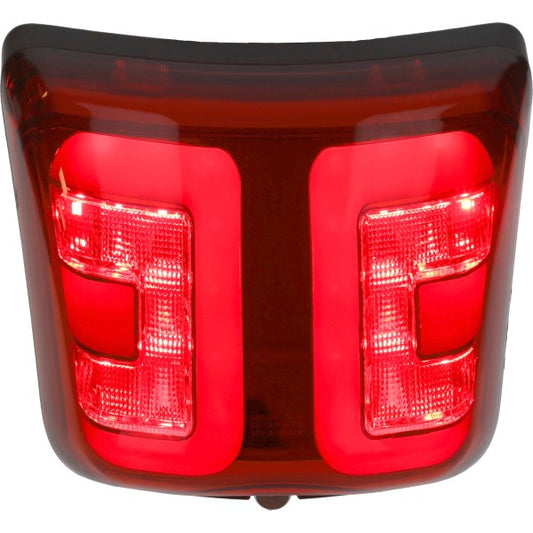 Achterlicht POWER1 LED Tube Rood E-keur Glans Zwart Gts Alle Mod., Gts Super 300cc