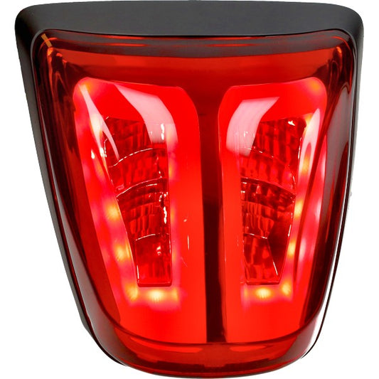 Achterlicht POWER1 LED Tube Rood /zwart Matt E-keur Primavera, Sprint