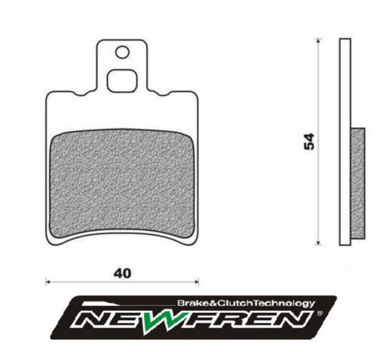 Remblokset Newfren Aerox, Bw, Jog, Neo, Sr Nt, Sr Ot FD0197
