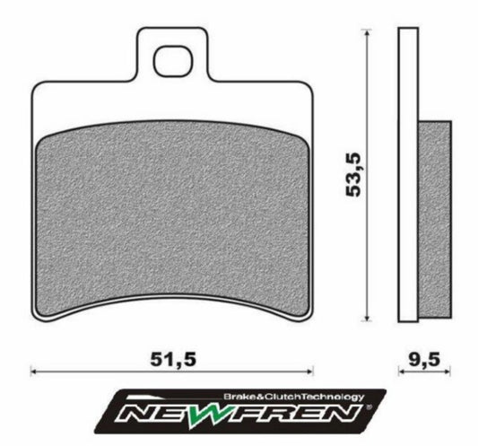 Remblokset Newfren Achter SR2000, SR2000 Ditech FD0267