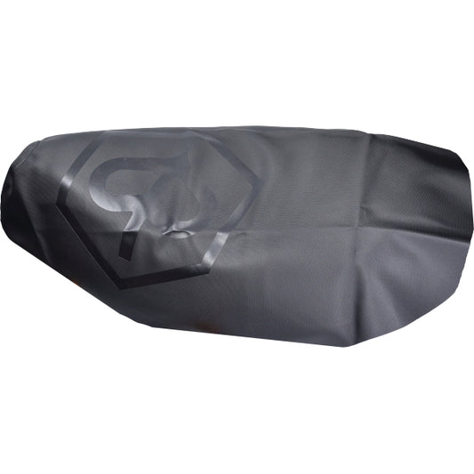 Buddydek Xtreme + SP Logo (Made in EU) – Zwart/Zwart (Piaggio Zip / Zip 2000 SP)