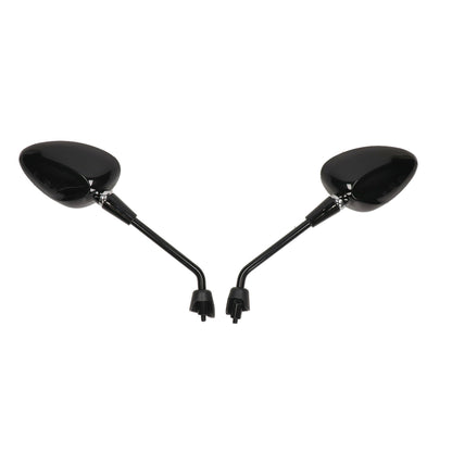 Spiegelset DMP Lang Zwart Glans – Vespa Sprint / Piaggio Zip