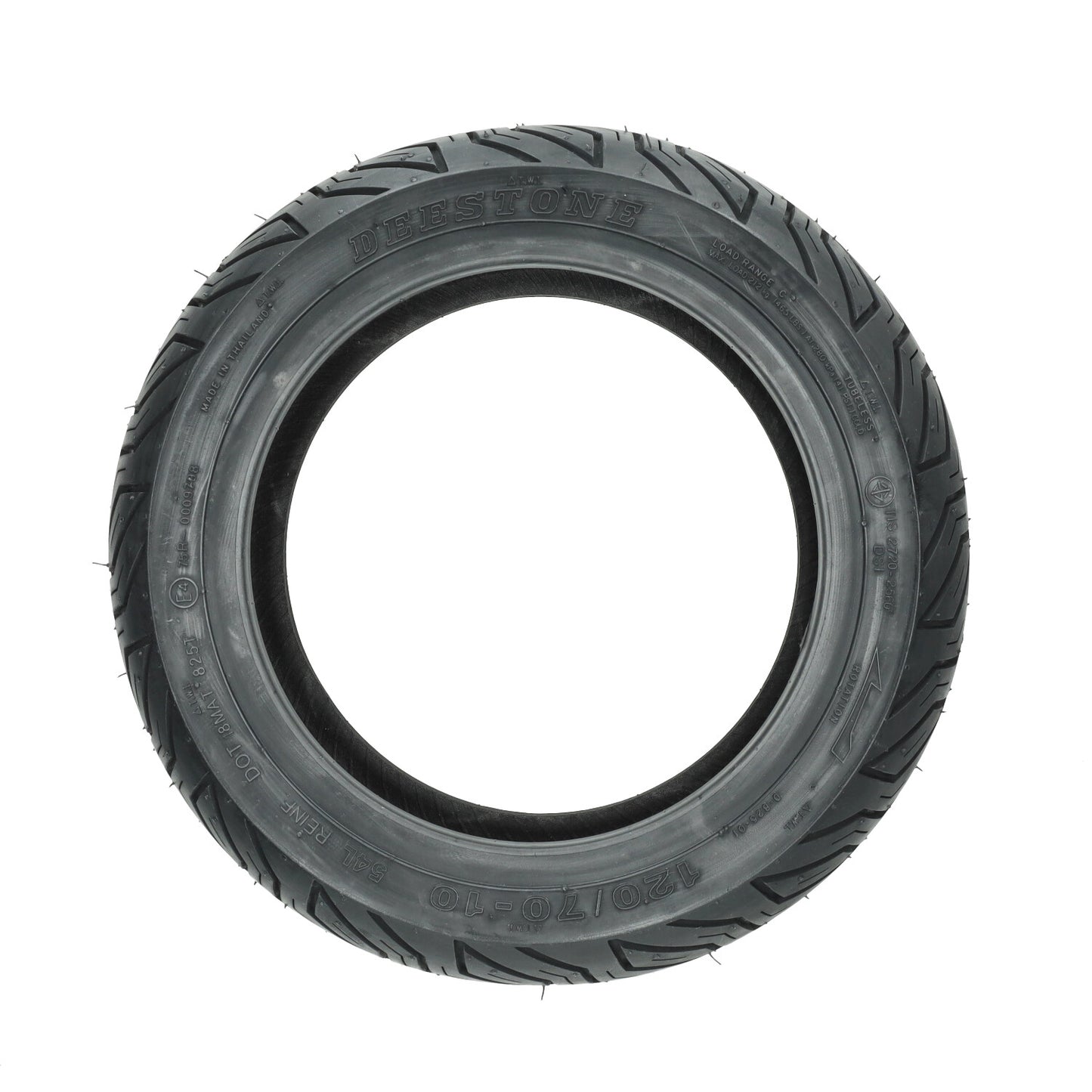 buitenband deestone tl Grip X 54L E-mark 120/70x10 d825/d826 Piaggio Zip
