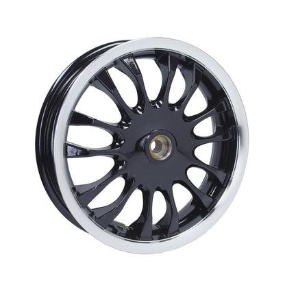 Achterwiel Piaggio Origineel 1C001673 – Zip / Sprint 2T Euro 2 110mm Trommel 3.00x12 Zwart/Chroom