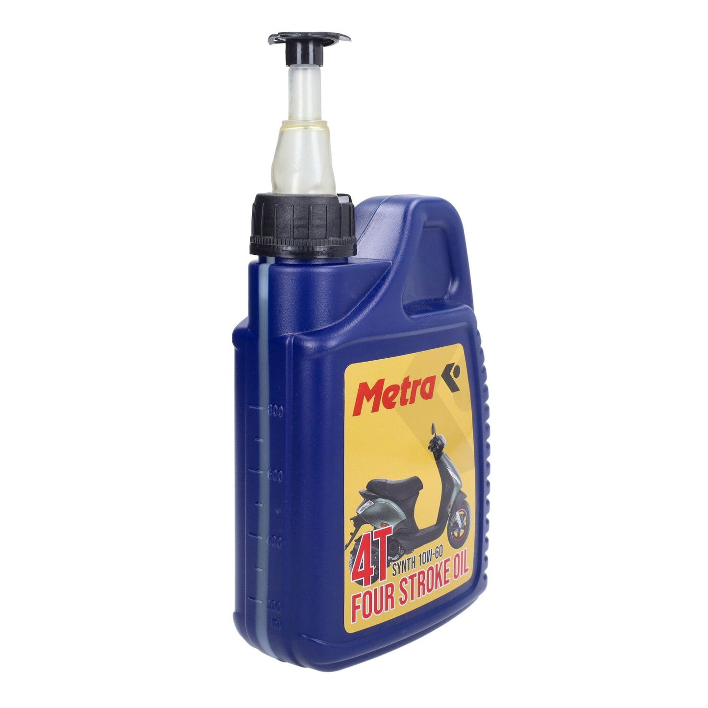 Metrakit 10W-60 4T Motorolie 1L voor Piaggio i-get en 4-takt scooters