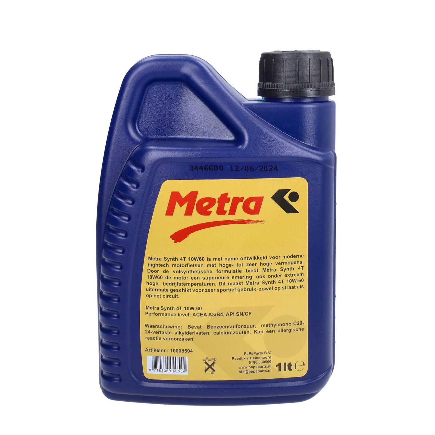 Metrakit 10W-60 4T Motorolie 1L voor Piaggio i-get en 4-takt scooters