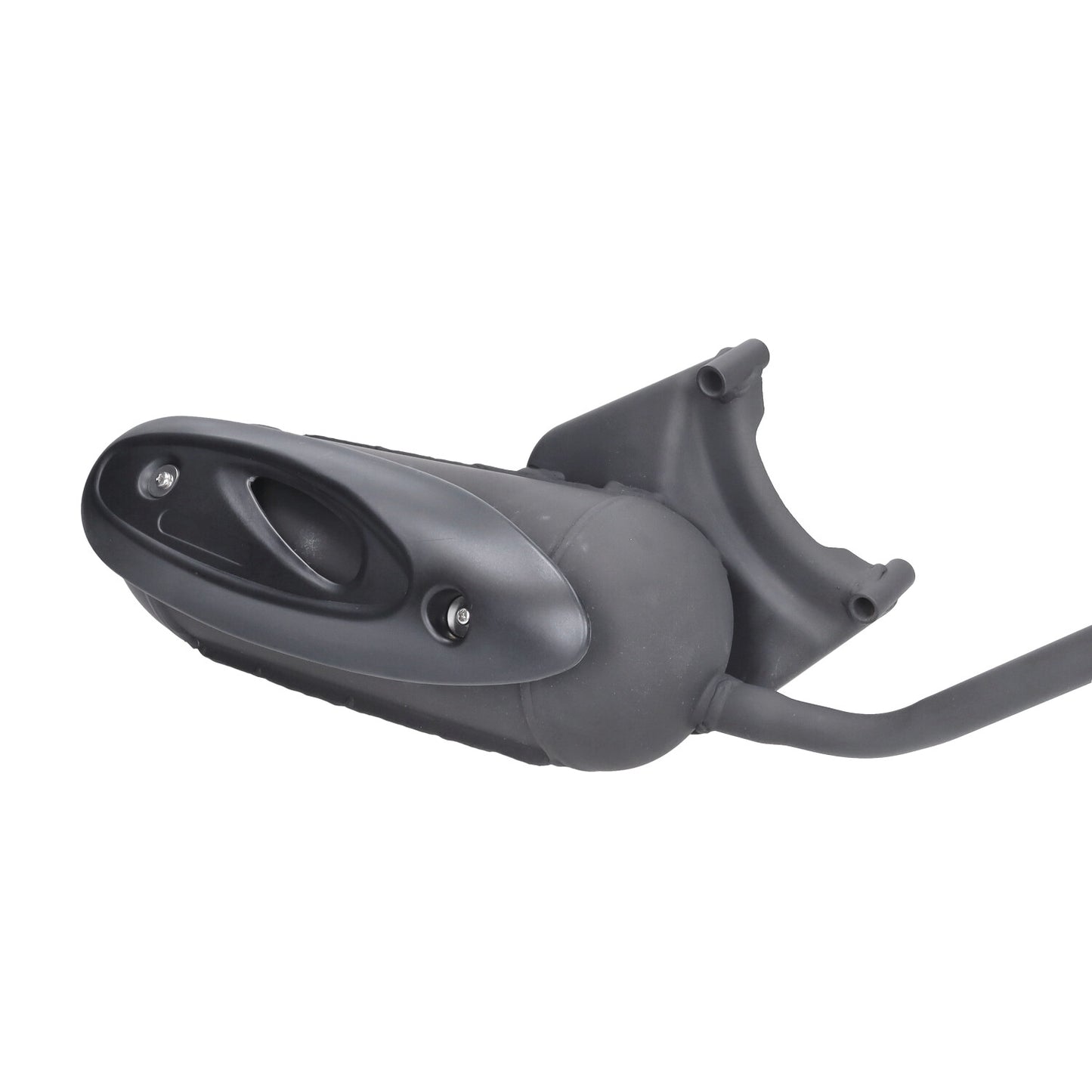 uitlaat origineel model piaggio euro-2 zwart centro 4t, fly 4t, liberty 4t, sportcity, zip 4t