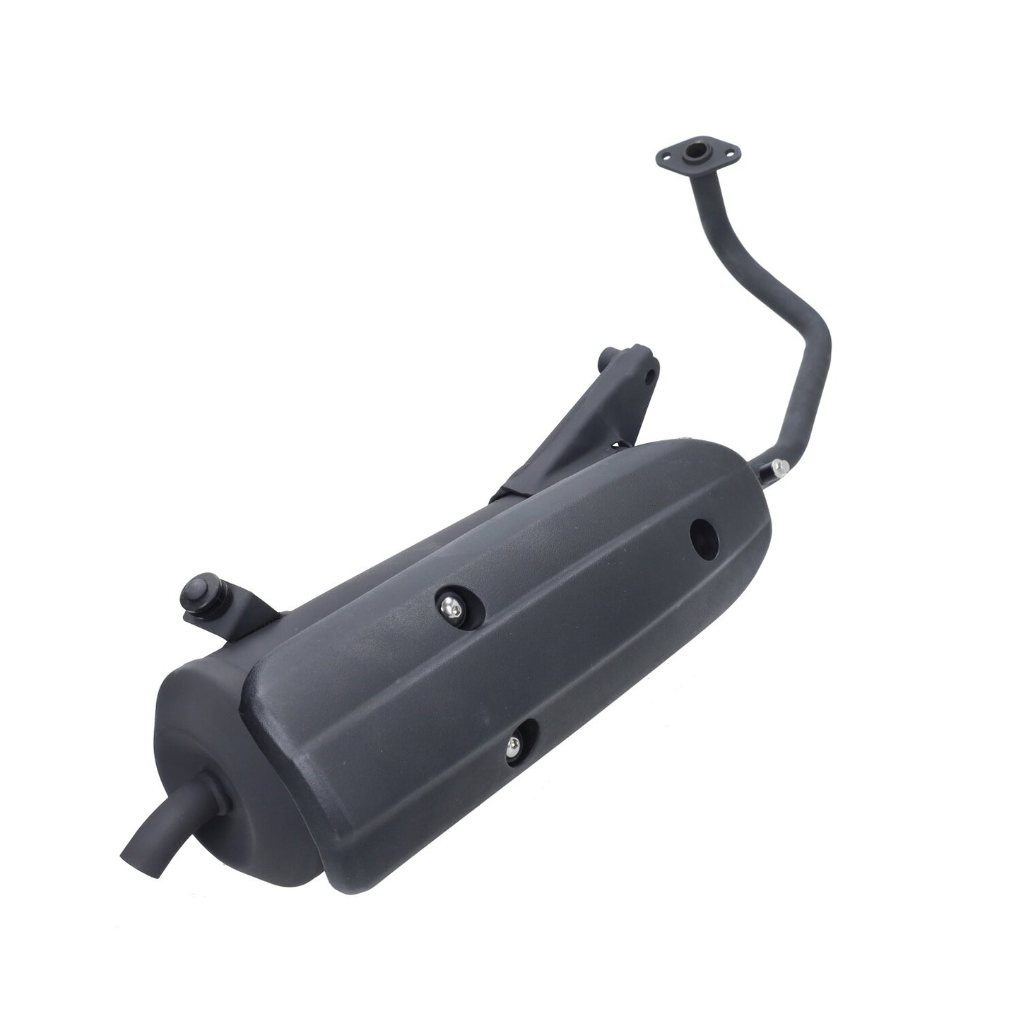 Uitlaat 4T Model Origineel Zwart – Kymco Agility 12/16 inch / Fiddle / New Dink / Orbit / People S / Sento / Symply / Vitality