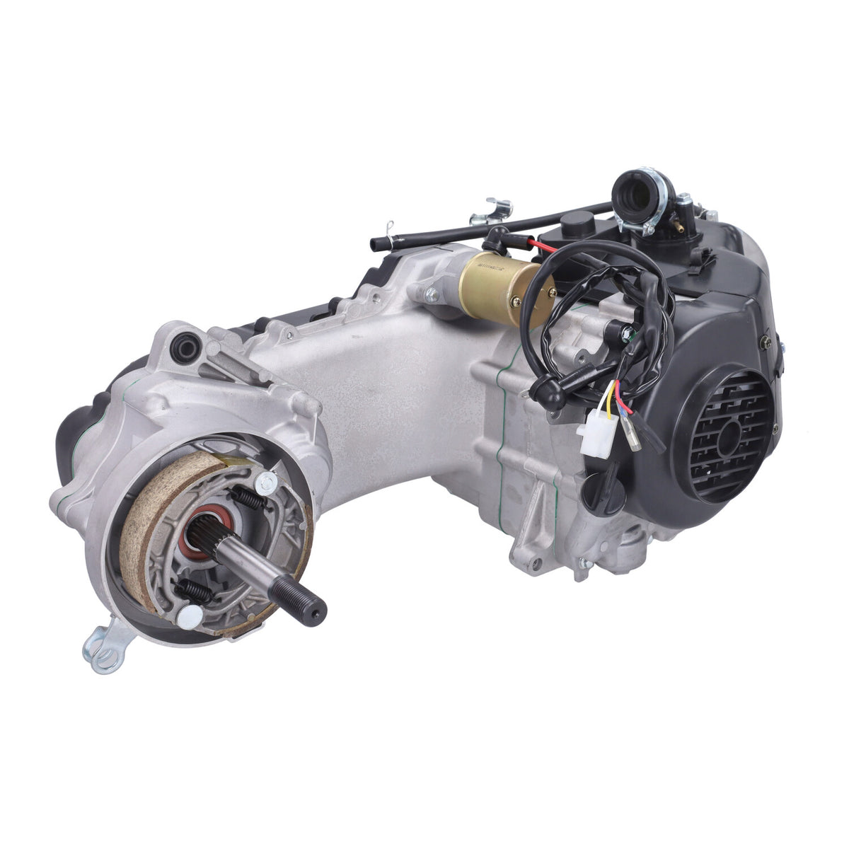 Motorblok Compleet 10 inch Lange As – China 4T / GY6 2 Schokbrekers