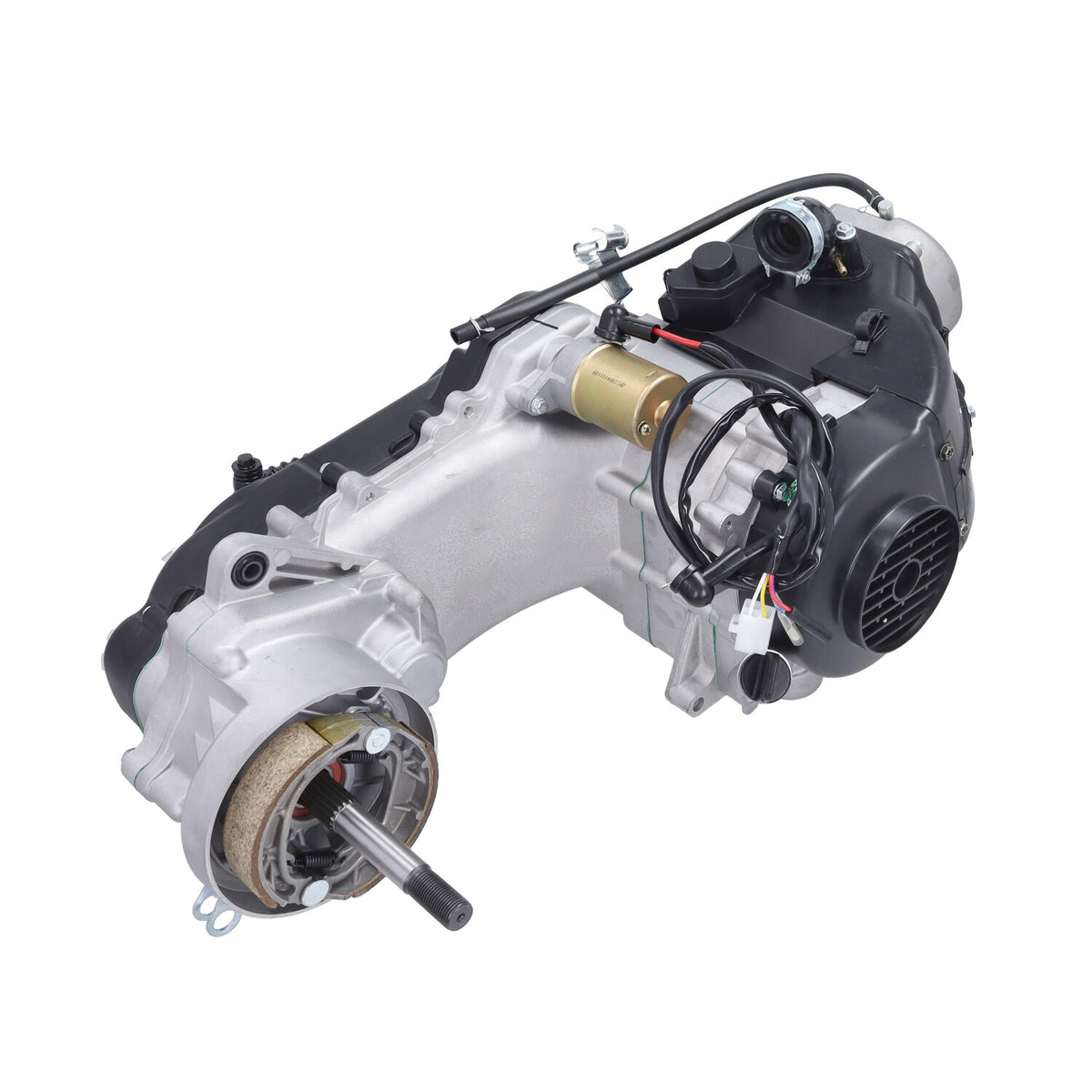 Motorblok Compleet 10 inch Lange As – China 4T / GY6 2 Schokbrekers