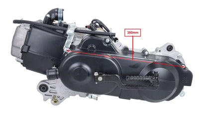 Motorblok Compleet 10 inch Lange As – China 4T / GY6 2 Schokbrekers