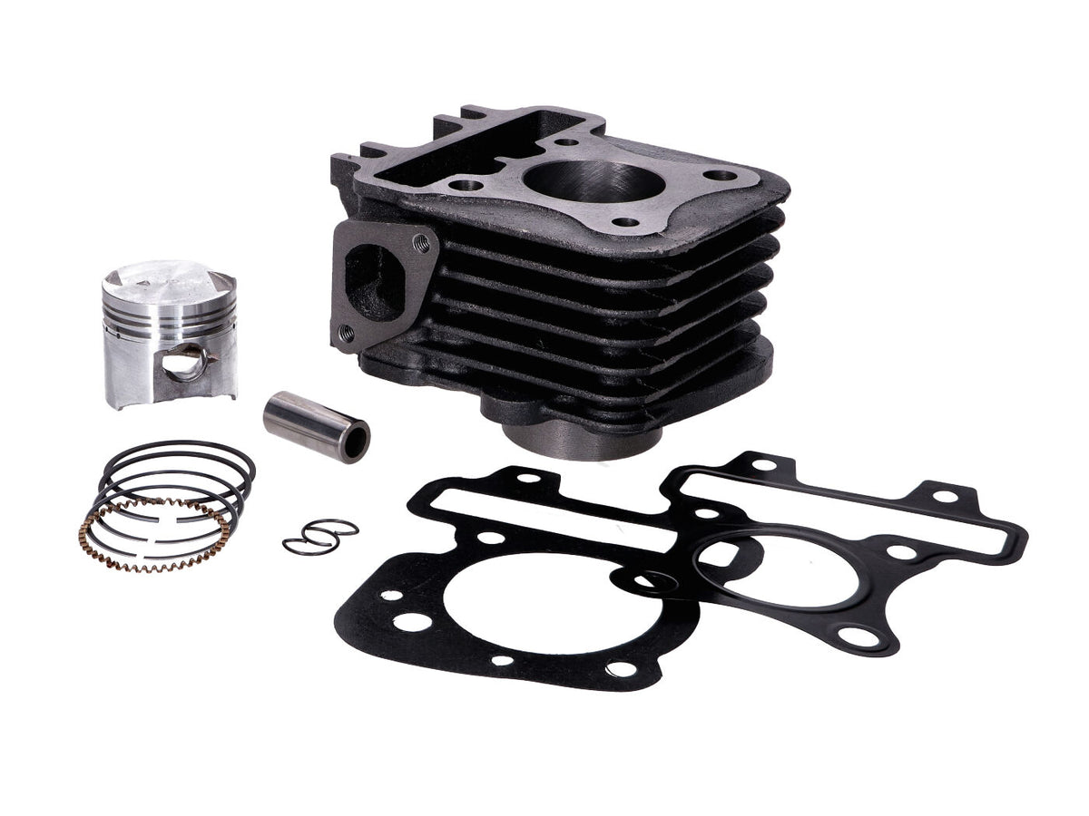 Cilinder DMP + zuiger 39mm lx 4t, sco piaggio 4t-2v, zip 4t