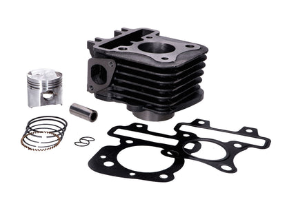 Cilinder DMP + zuiger 39mm lx 4t, sco piaggio 4t-2v, zip 4t