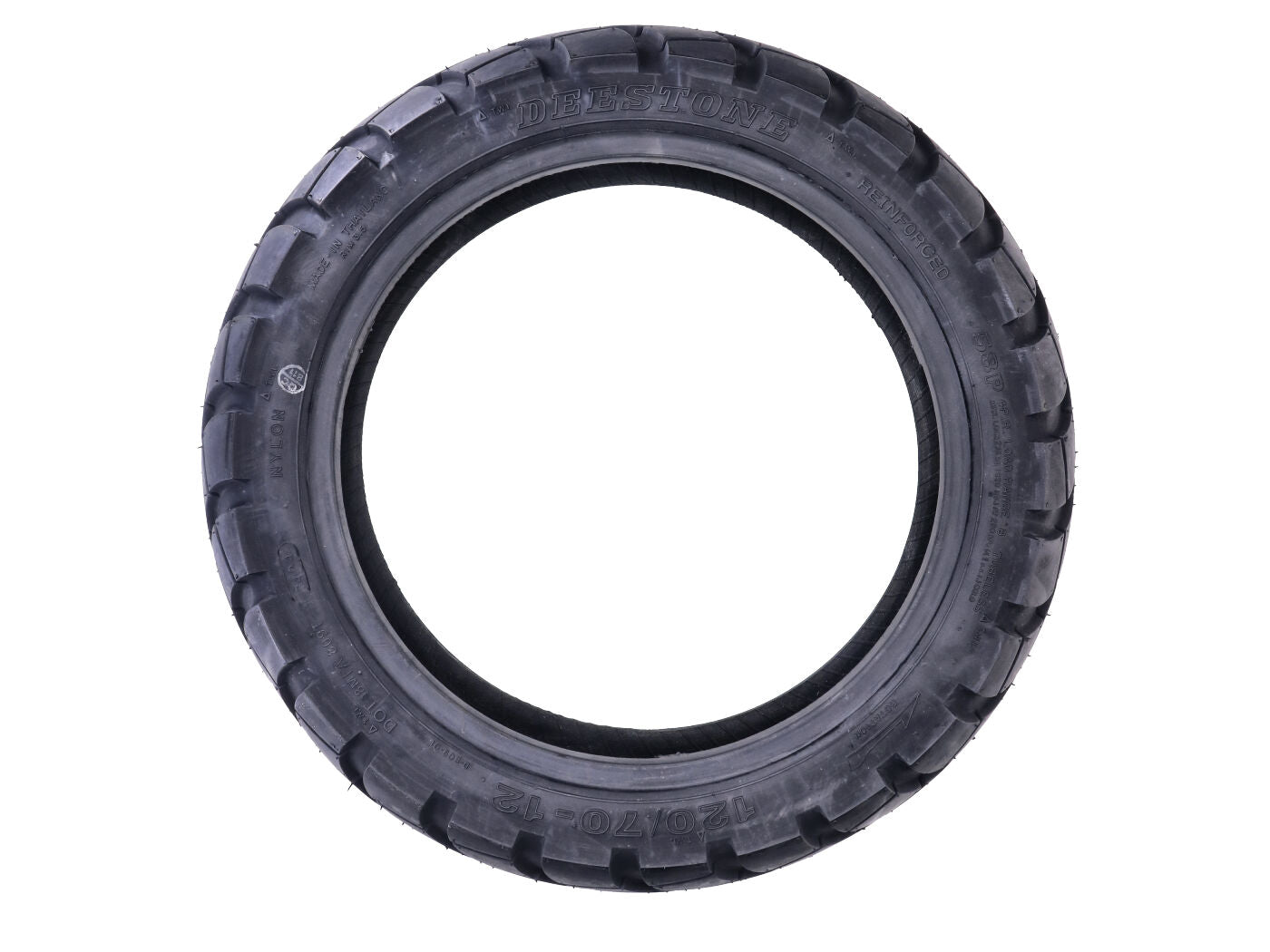 Buitenband Deestone TL All Weather – 120/70-12 – D809TL – 58P (Tubeless – Vespa)