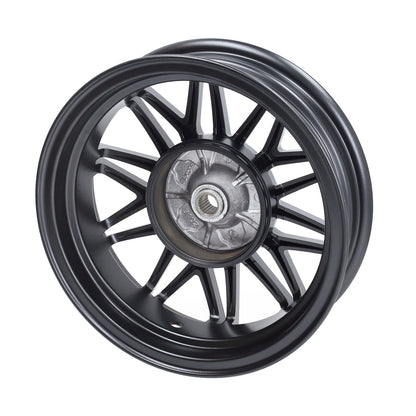 Overmaat Velgenset 11/12 Inch Fast Arrow Mat Zwart – Piaggio Zip (Incl. Verhoogde Voorvork)