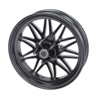 Overmaat Velgenset 11/12 Inch Fast Arrow Mat Zwart – Piaggio Zip (Incl. Verhoogde Voorvork)