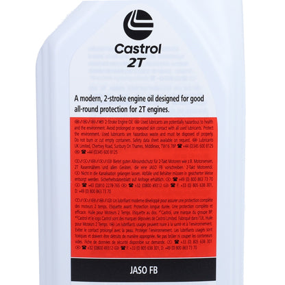 2-Takt Olie Castrol 2T Mineraal 1L – Motorfiets / Scooter / Bromfiets (15F651)