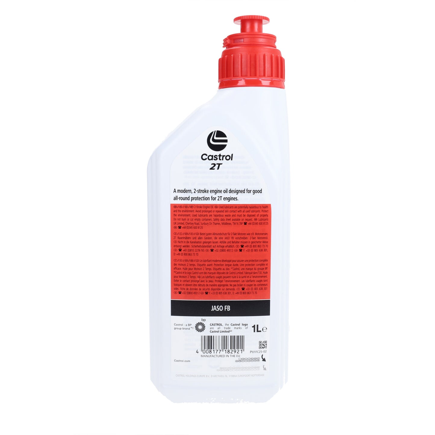 2-Takt Olie Castrol 2T Mineraal 1L – Motorfiets / Scooter / Bromfiets (15F651)