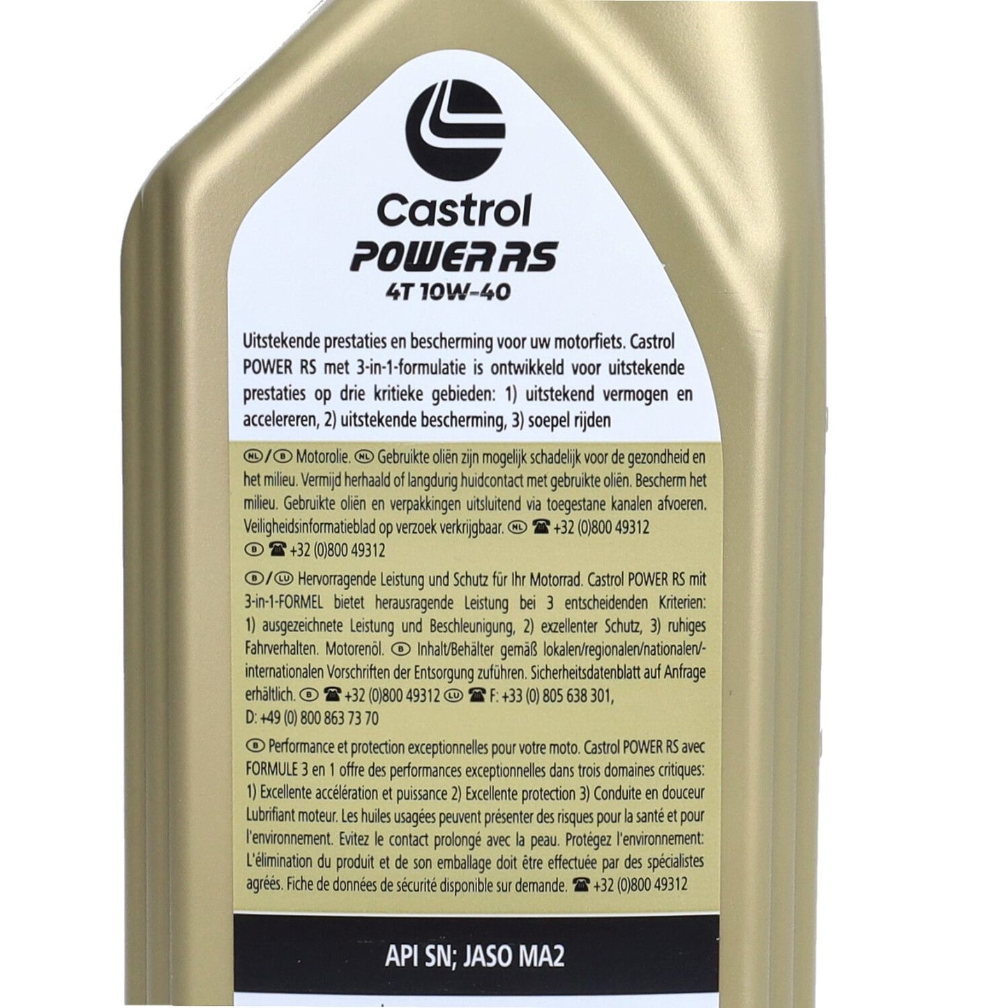 Castrol Power RS 4T 10W-40 Motorolie 4-Takt – 1L (15F533)