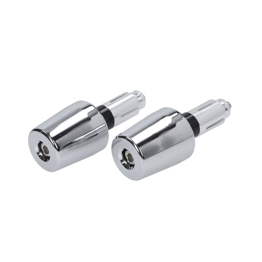 Stuurbalansgewichtset – Chroom – Gilera Runner / Vespa Primavera & Sprint / Piaggio Zip (DMP, universeel)