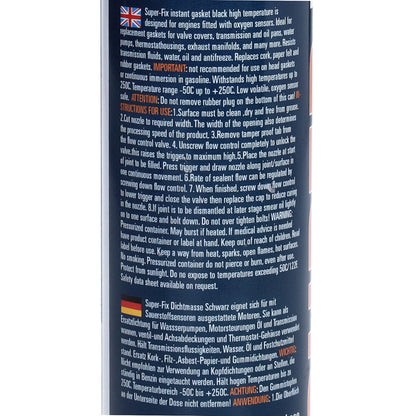 Pakking Super-Fix vloeibaar 200mL – Zwart – 1610001