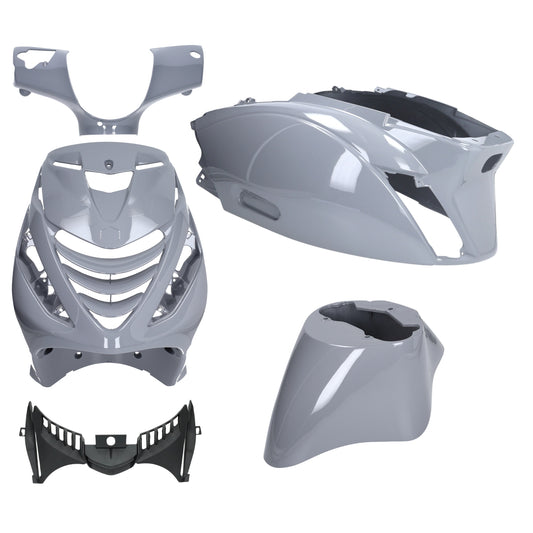 SP kappenset DMP SP Nardo Grey – Nardo Grijs Glans 5-Delig (Piaggio Zip)
